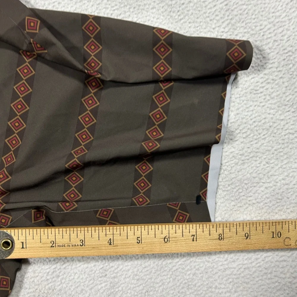 Roark The Passage Boardshorts Mens 28 Brown Geometric Stripe Stretch Swim Trunks